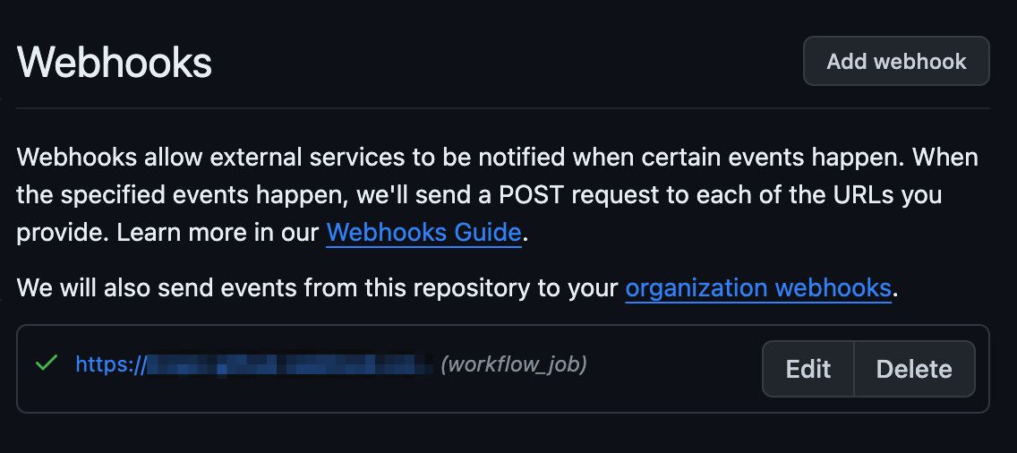 Github Webhook 설정