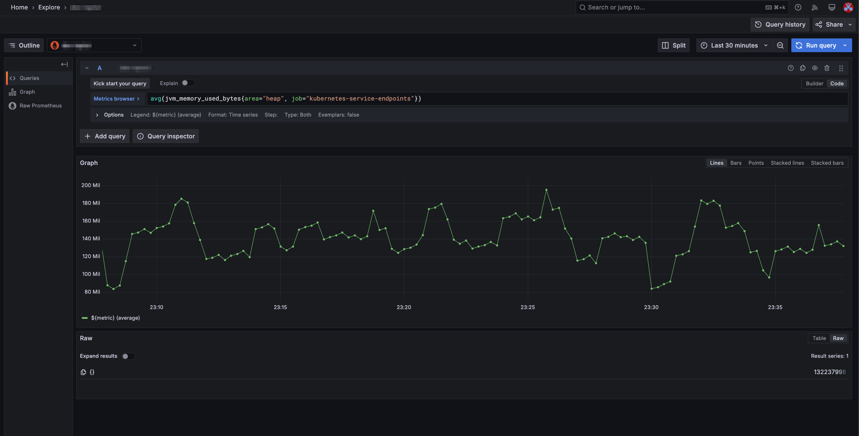 Grafana Viewer Explore