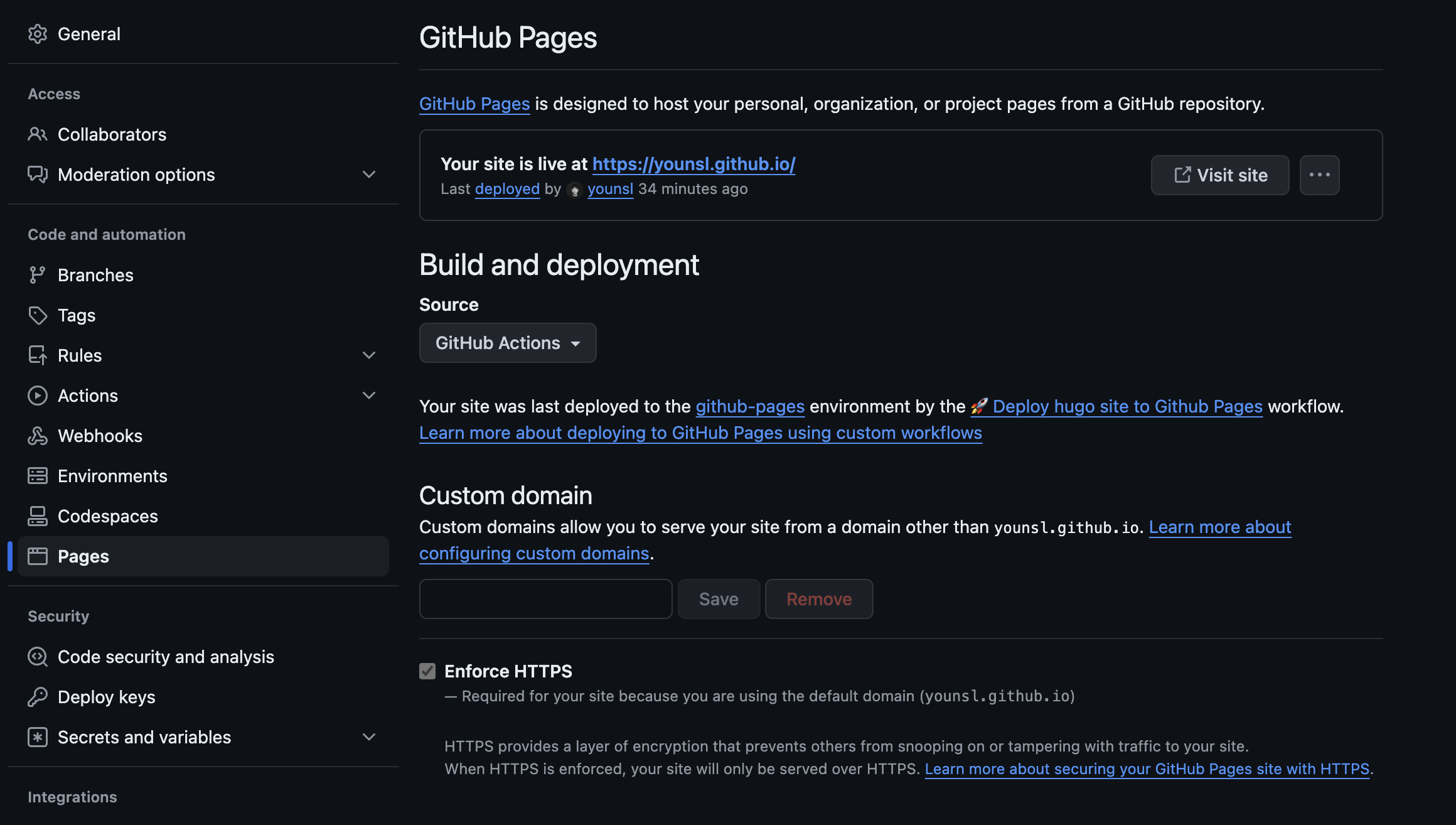 Github pages 설정