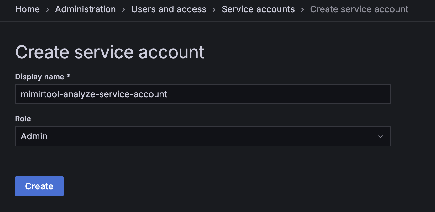 Service Account